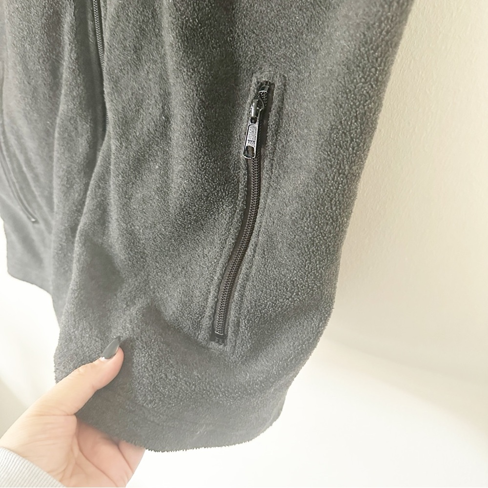 Columbia Men's Fleece Mock Neck Vest Grey L - Picture 3 of 7
